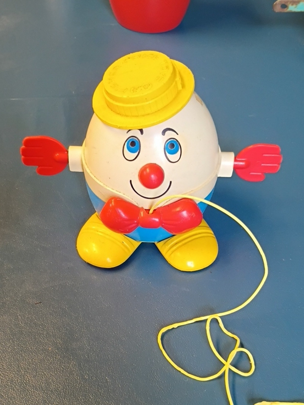 Fisher Price Humpty Dumpty # 736 Pull Toy - Kids Toys Vintage
